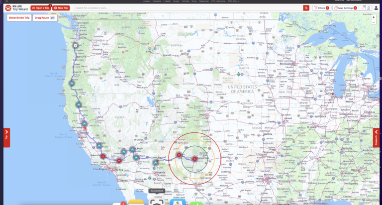 RV Trip planning